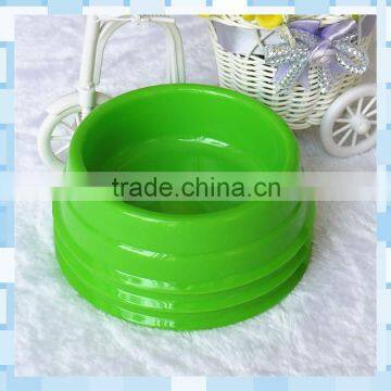 Pet water feeder bowl good quality plastic round bowl for dog and cat