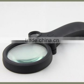 Professional LED Magnifying Glass 2.5X,25X,55X Lens