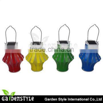 decoration hanging china lamp colored high quality portable solar light