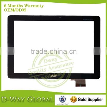 China Replacement Spare Parts Touch Screen Digitizer Glass TP Panel For Acer Iconia A510