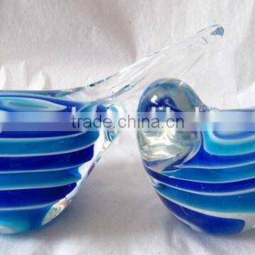 Murano glass bird for home decor