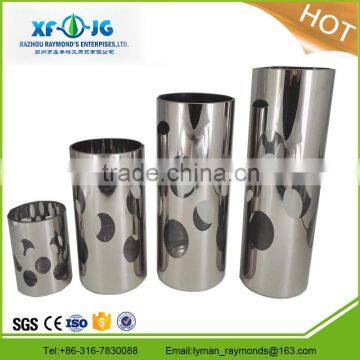 Electroplated cylinder glass vase for home decoration