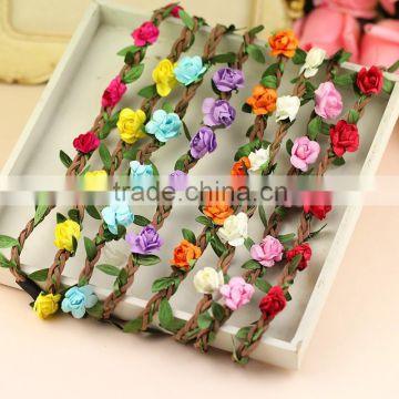 Mixed color elastic headwear headband,elegant bride headband elastic headband wholesale