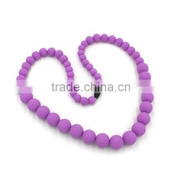 2016 Wholesale Silicone Teething Necklace, BPA Free Baby Beads, CPSIA Compliant, BCIA Chewing