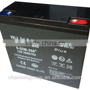 Chilwee Plus E-bike Battery with Large Power Supported, 12V 20Ah @ 2hr rate