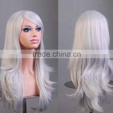 Hot selling free sample rc car long red cosplay wig with low price