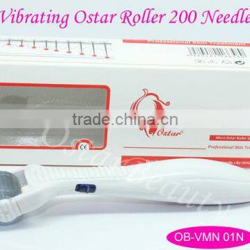 (2014 Best Sale) micro derma roller led vibrating face roller for sale