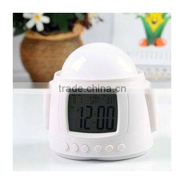 Novelty Promotional Item Gift Android Robots DIY Music Led Star Light Projecting Alarm Clock,digital Clocks photo-4
