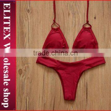 2017 Newest Golden Top Black High Waist Swimwear Girls BH134