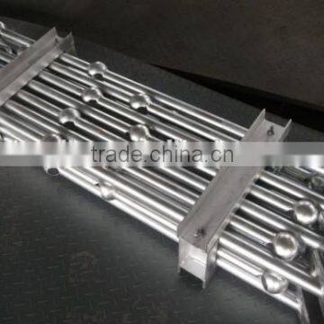 Galvanized handrail ball joint stanchions