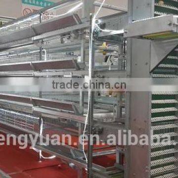 H- type 3 tiers hot -drip Galvanized layer chicken battery cage