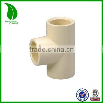 ASTM D2846 CPVC FITTINGS EQUAL TEE FOR COLD OR HOT WATER SUPPLY