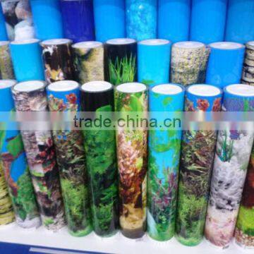 colourful plastic aquarium background