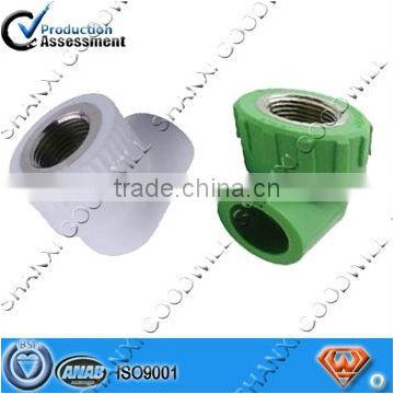 plastic ppr fittings 90 degree female elbow