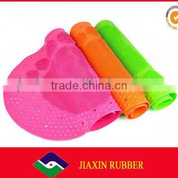 Supplying colorful and durable anti slip thin bath mat JX-55070