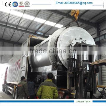 waste plastic pyrolysis small machine FAST INSTALLATION