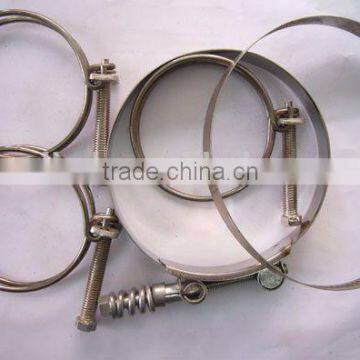 Wells CE Hardware Polished SS304 Stainless 316 Hose Clamps for Pipeline photo-3
