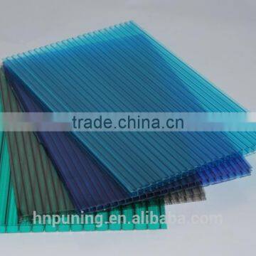 Transparent PC Polycarbonate Plastic Hollow Roofing Sheets Ten Years Quality photo-5