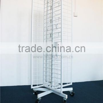 Flooring 4 Sides Detachable Rotating Portable Display Metal Grid Panel