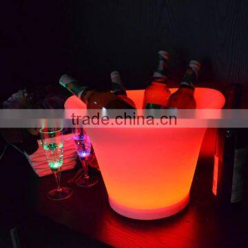 Led ice Wine Bucket for beer with led light