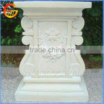 Fiberstone flower pot stand flower pillar