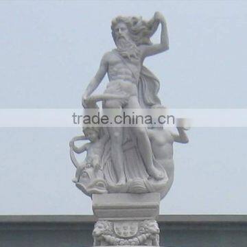 Hand Carved Marble Modern Garden Fountain photo-2