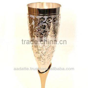 Handmade Gift Item Gold and Silver Plated Goblets photo-2
