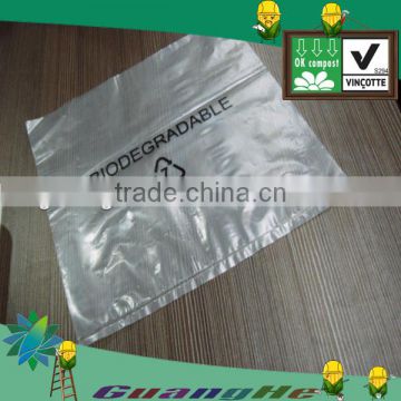 Compostable PLA open bags/ environmental friendly food grade non-toxic PLA packing bags