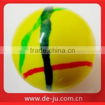 Stripe Rubber Bouncing Round Jumping Ball