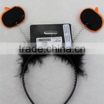 Halloween Pumpkin Shape Hairband Wire Headband Bobble Headband photo-2