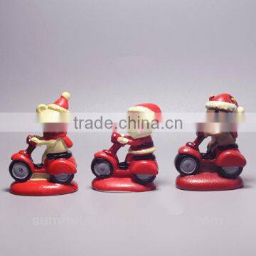 2016 american christmas home crafts decorations resin mini figurine