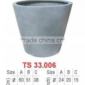 Vietnam large terrazzo fiberglass poly flower pot