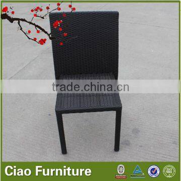 Garden Stackable Rattan Chair for Lunch Dining Chair photo-3