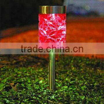 12pk Stainless Steel Solar Deco Garden Lawn LED Path Light photo-6