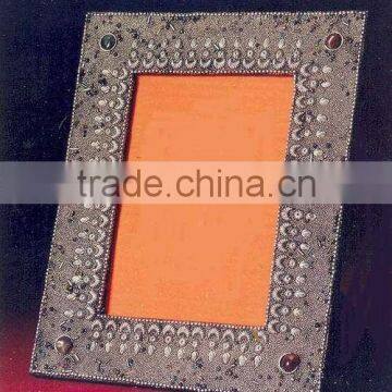 Photo frame, silver photo frame, photo frame, engraved photo frame, metal photo frame, photo picture frames, easel photo frame,