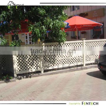 PVC lattice fence