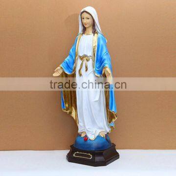 Catholic Elegance Resin Virgin Mary Baby Jesus Statues photo-4