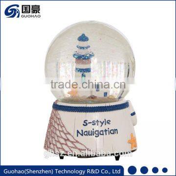 Lighthouse Water Snow Globe ball