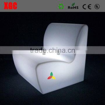 Living room LED light up sofa/led plastic sofa chair for sofa corner