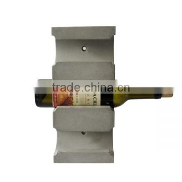 Eco-friendly Whisky Concrete Wine Display Rack for home / bar