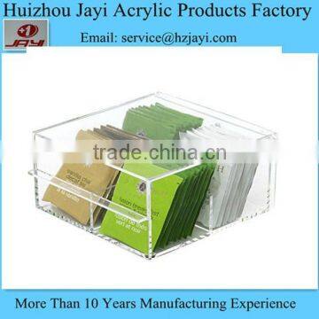 Factory Wholesale Acrylic Personalized Tea Bag Box and Tea Bag Storage Box photo-5