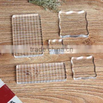 Wholesale Custom Handmade Clear Solid Acrylic Cube Block