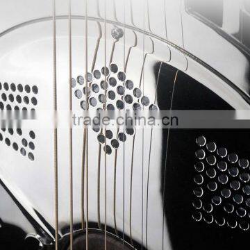 40 Inch Chrome Metal Resonator Guitar With Blues Slide photo-4
