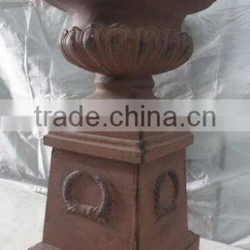 Garden Antique Fiberglass Urn Planter Wholesale photo-3
