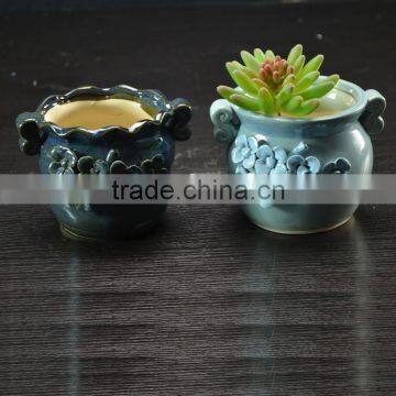 Factory Ceramic Handmade Flower Pot for Garden Plant Decoration photo-5