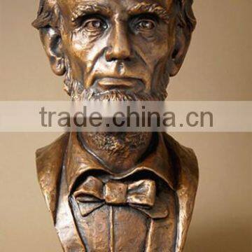 Bronze casting Abraham Lincoln bust statue