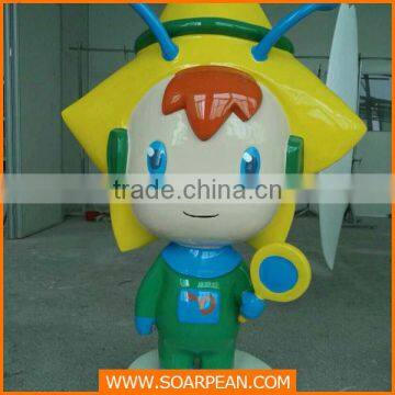 Outdoor Decorations Life Size Fiberglass Cartoon Character Statue photo-4