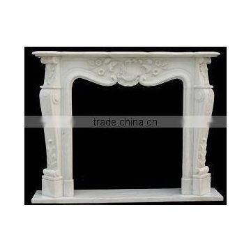 Modern Home Decor Stone Carving Marble Fireplace Mantels photo-5