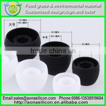 Food Grade Silicone Material in Ear Headphone Round Case for Mobile,MP3 photo-6