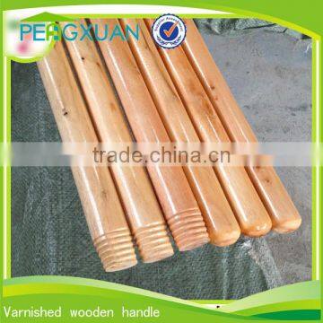 China Manufacturer OEM Varnish wooden broomstick handle